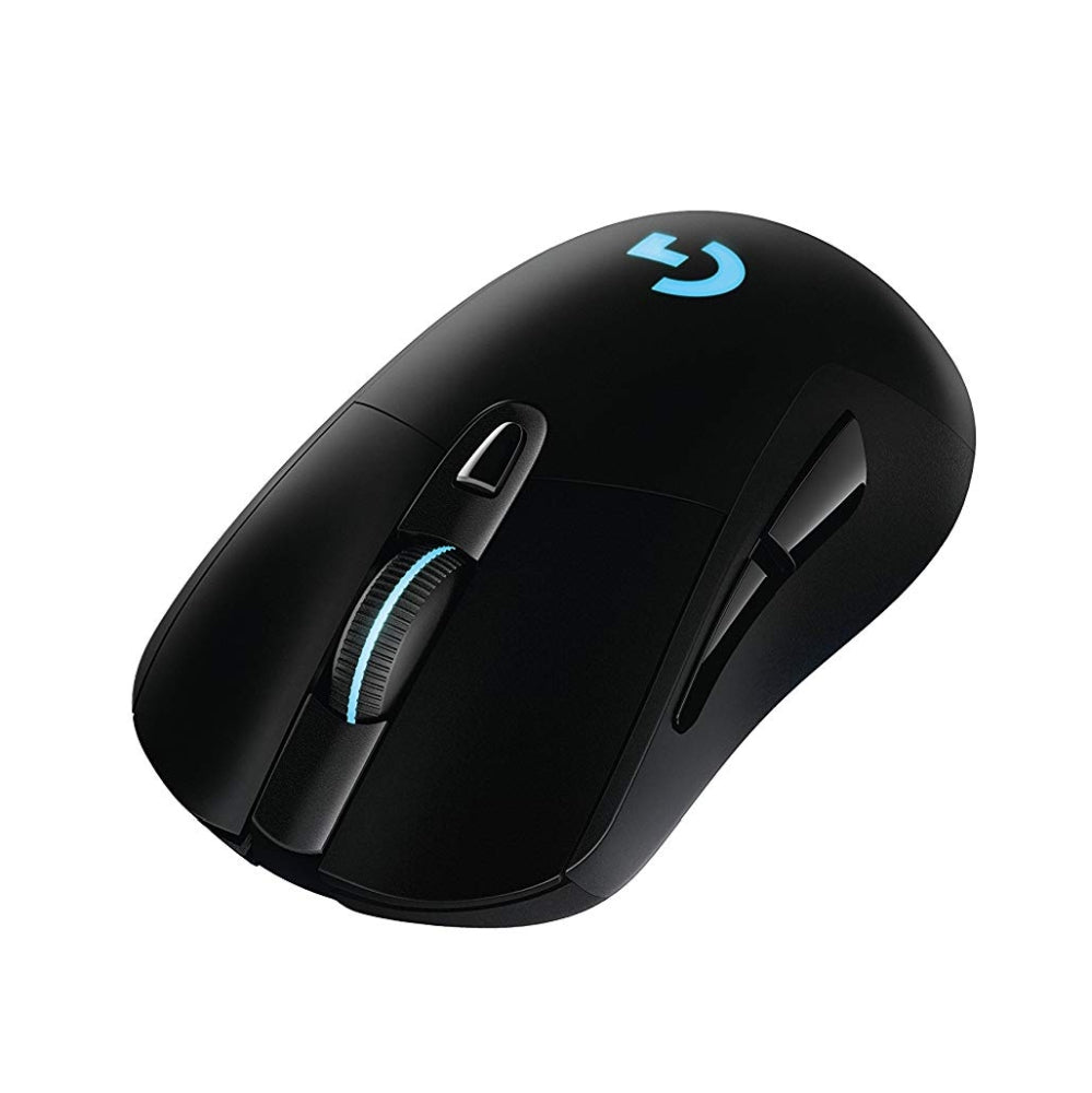 Мишка, Logitech G703 Wireless Mouse, Lightsync RGB, Lightspeed Wireless, HERO 25K DPI Sensor, 400 IPS, 6 Programmable Buttons, 95g, Black