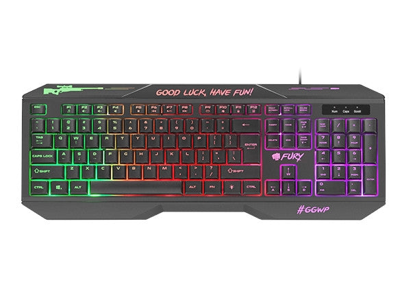 Клавиатура, Fury Gaming Keyboard Hellfire, 2 Backlight, US Layout