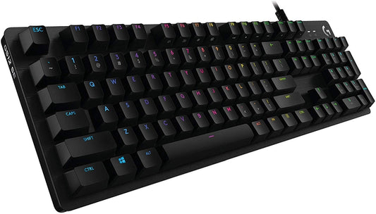 Клавиатура, Logitech G512 Keyboard, GX Blue Clicky, Lightsync RGB, USB Passthrough DataPower, Alumium Alloy, Game Mode, Black Carbon