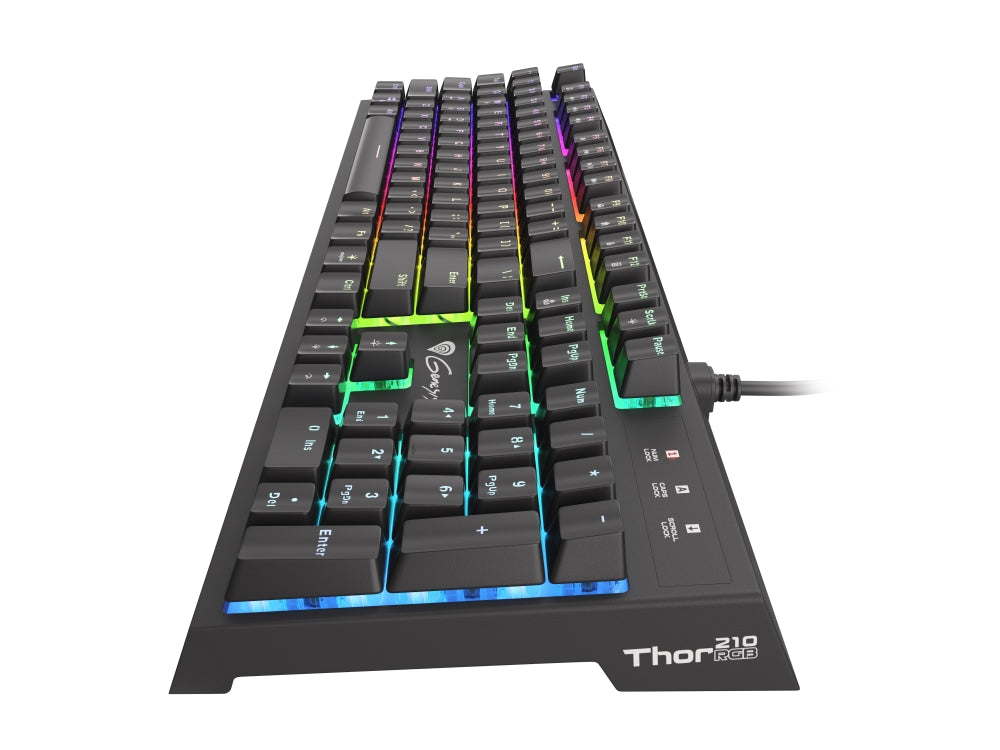 Клавиатура, Genesis Hybrid Switch Gaming Keyboard Thor 210 RGB US Layout Backlight