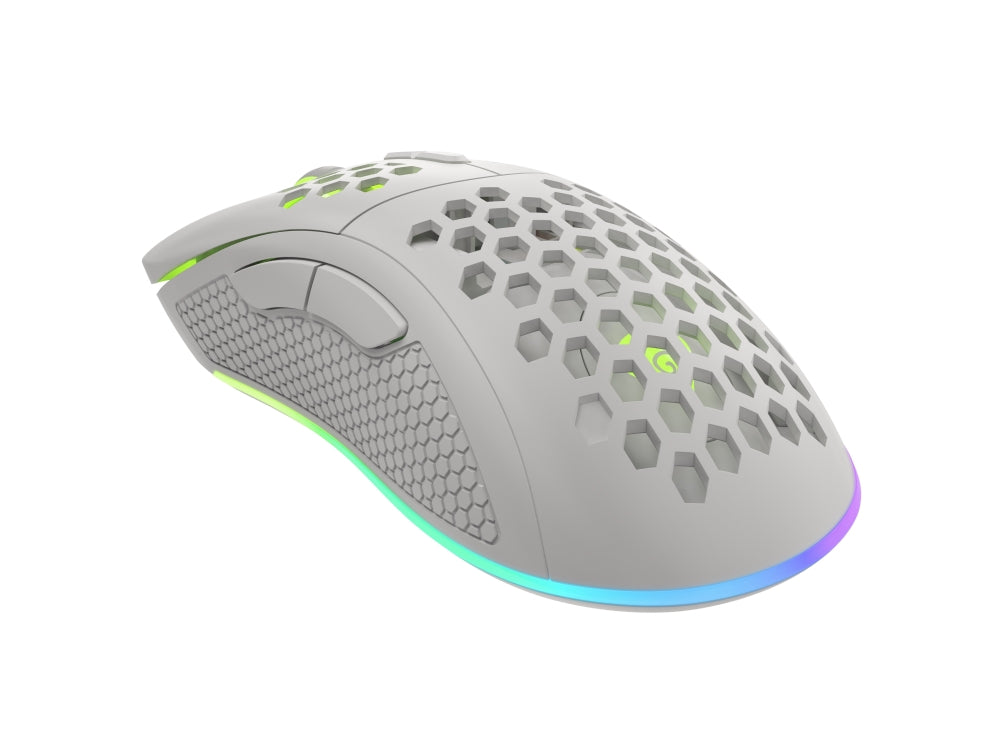 Мишка, Genesis Light Weight Gaming Mouse Krypton 550 8000 DPI RGB Software White