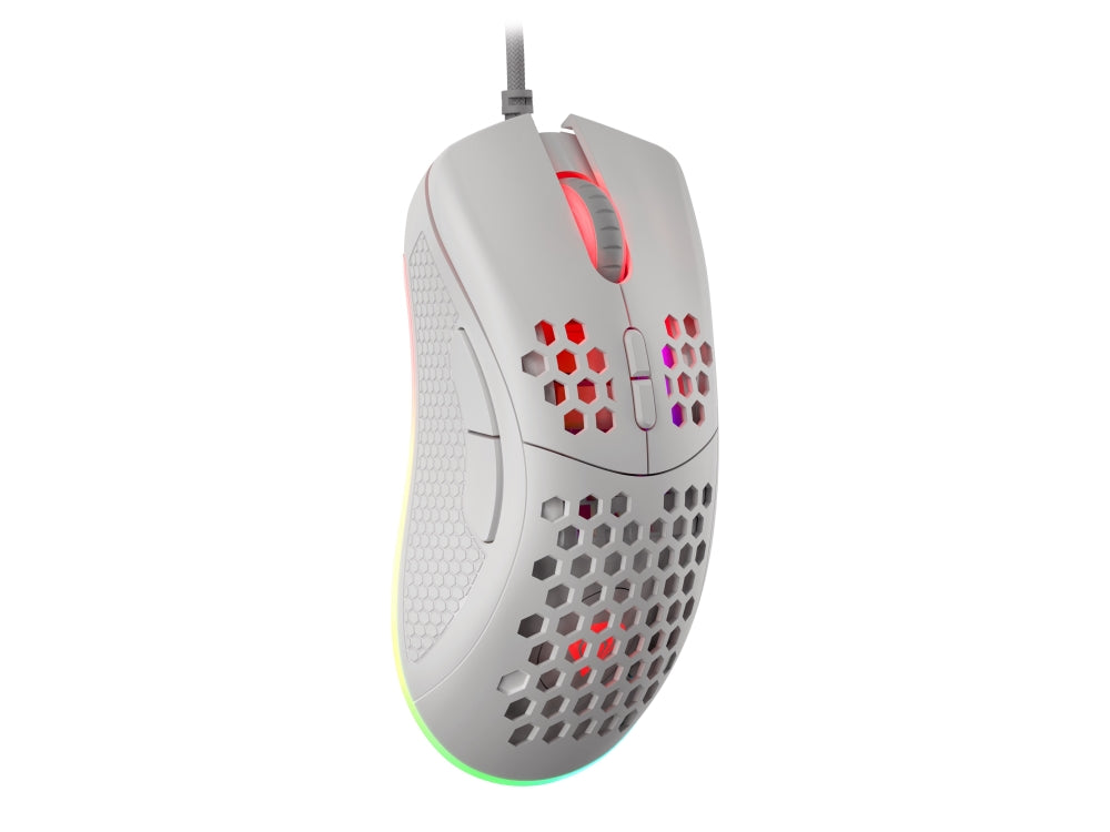 Мишка, Genesis Light Weight Gaming Mouse Krypton 550 8000 DPI RGB Software White