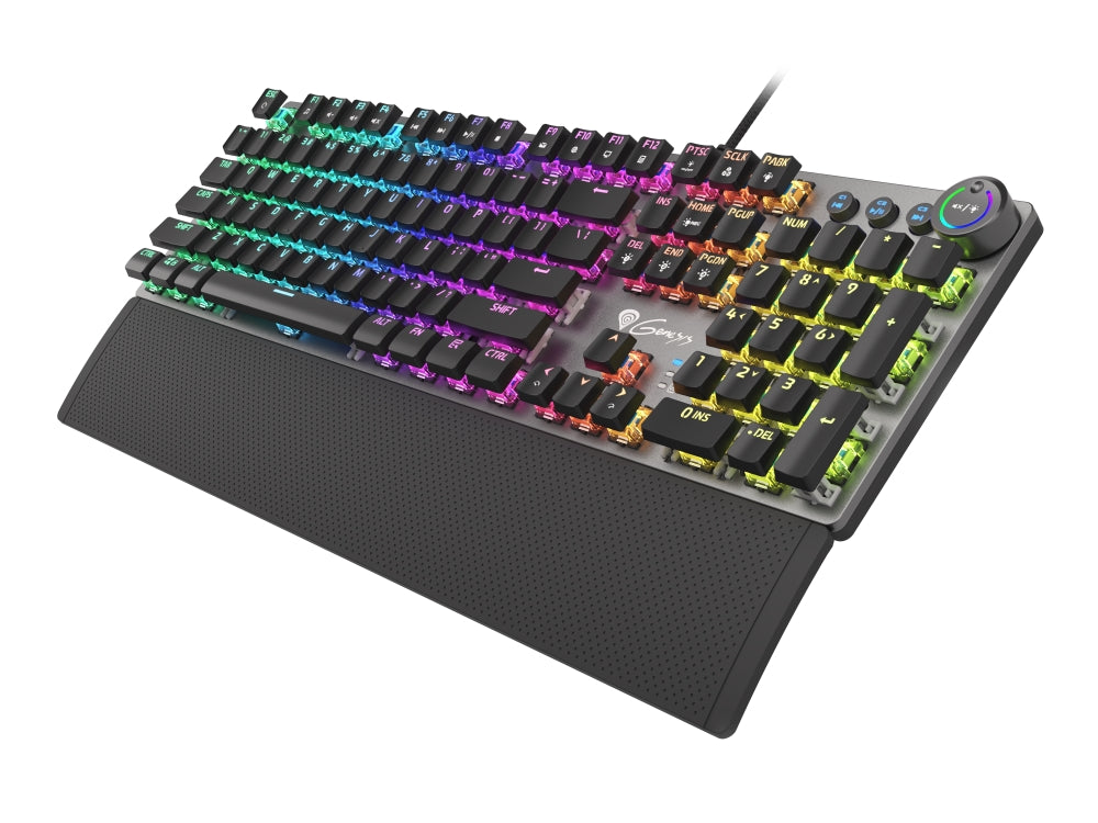 Клавиатура,Genesis Mechanical Gaming Keyboard Thor 380 RGB Backlight Blue Switch US Layout