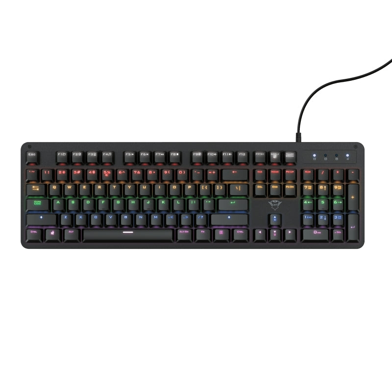 Клавиатура, TRUST GXT 863 Mazz Mechanical Illuminated Keyboard US