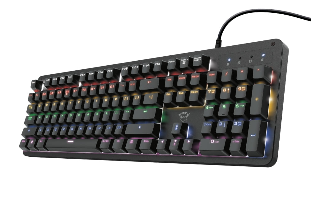 Клавиатура, TRUST GXT 863 Mazz Mechanical Illuminated Keyboard US