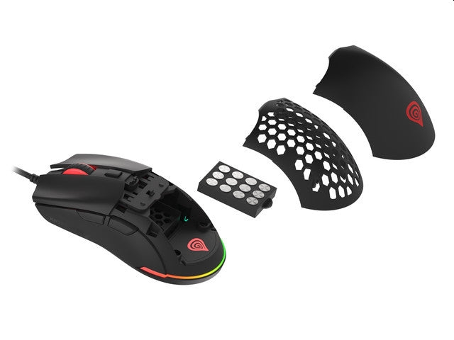 Мишка, Genesis Gaming Mouse Krypton 8000DPI RGB Ultralight Black PAW3333