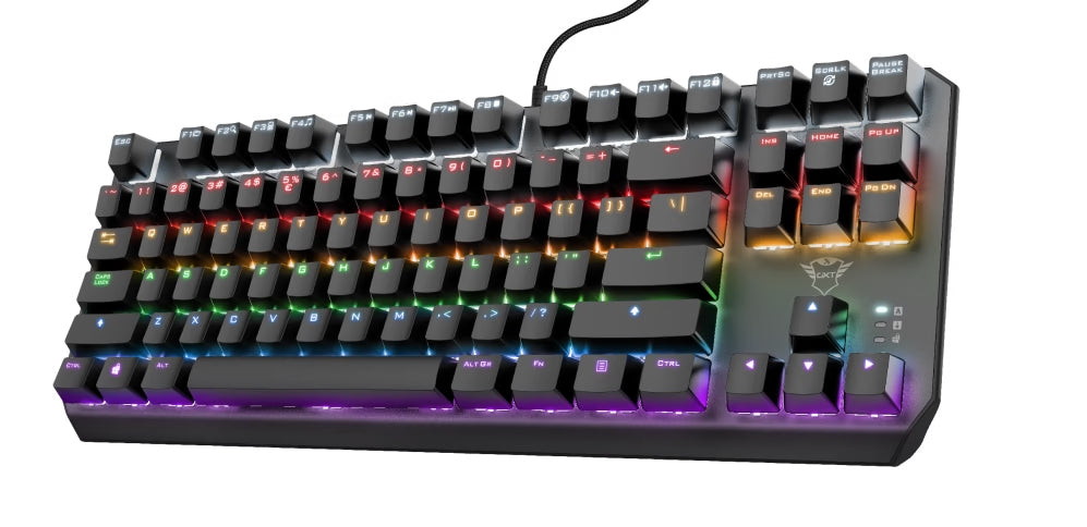 Клавиатура, TRUST GXT 834 Callaz TKL Mechanical Illuminated Keyboard US