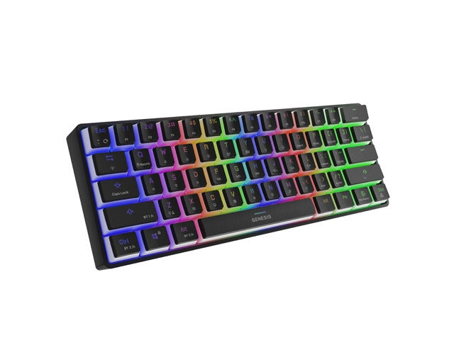 Клавиатура, Genesis Mechanical Gaming Keyboard Thor 660 Wireless RGB Backlight Gateron Red Black