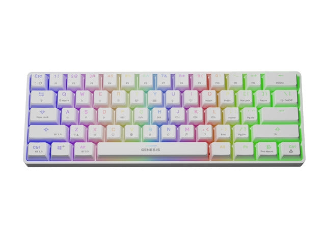 Клавиатура, Genesis Mechanical Gaming Keyboard Thor 660 Wireless RGB Backlight Gateron Red White