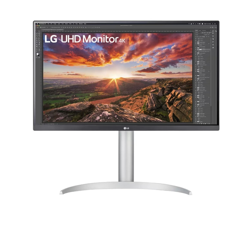Монитор, LG 27UP850N-W, 27" UHD 4K IPS, Anti-Glare, DCI-P3 95%, Cinema Screen, 5ms, 1200:1, 400 cd/m2, 3840x2160