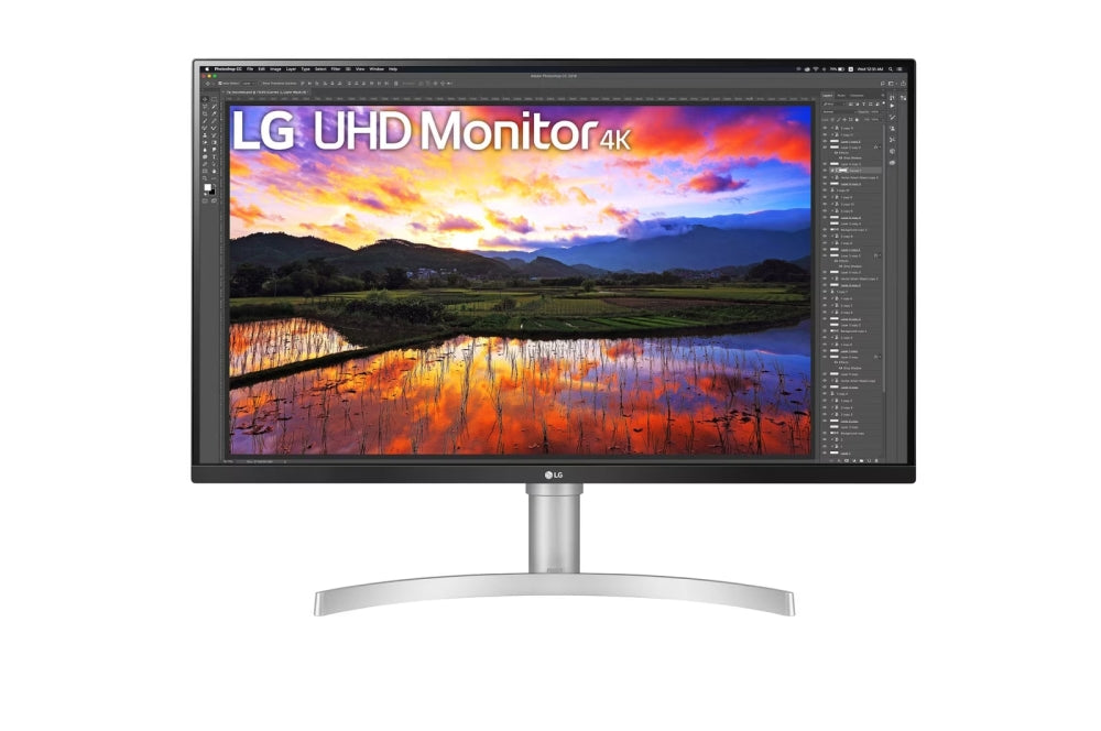 Монитор, LG 32UN650P-W, 31.5" UltraFine UHD LED AG, IPS, DCI-P3 95%, 5ms, 350 cd/m2, 1000:1, 3840x2160