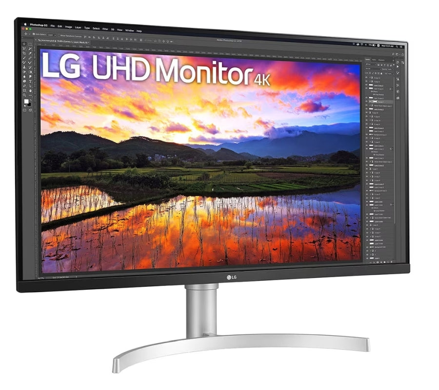 Монитор, LG 32UN650P-W, 31.5" UltraFine UHD LED AG, IPS, DCI-P3 95%, 5ms, 350 cd/m2, 1000:1, 3840x2160