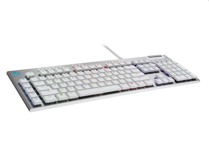 Клавиатура, Logitech G815 LIGHTSPEED RGB Mechanical Gaming Keyboard GL Tactile - WHITE - US INT`L - USB - N/A - INTNL-973 - TACTILE SWITCH