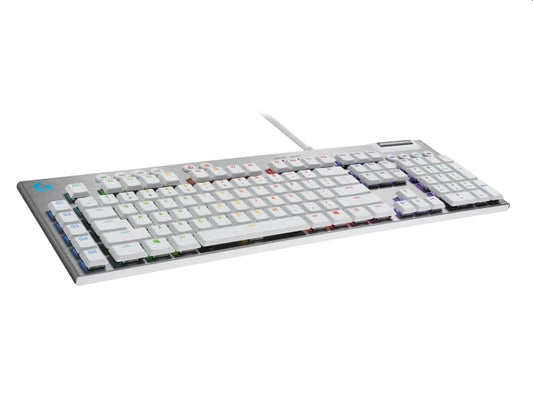 Клавиатура, Logitech G815 LIGHTSPEED RGB Mechanical Gaming Keyboard GL Tactile - WHITE - US INT`L - USB - N/A - INTNL-973 - TACTILE SWITCH