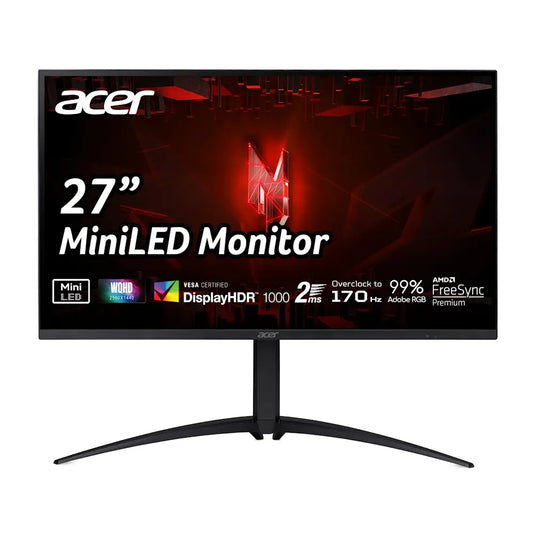 Acer Nitro XV275UP3biiprx, 27" VA, Anti-Glare, QHD Mini Led 2560x1440, up to 170Hz