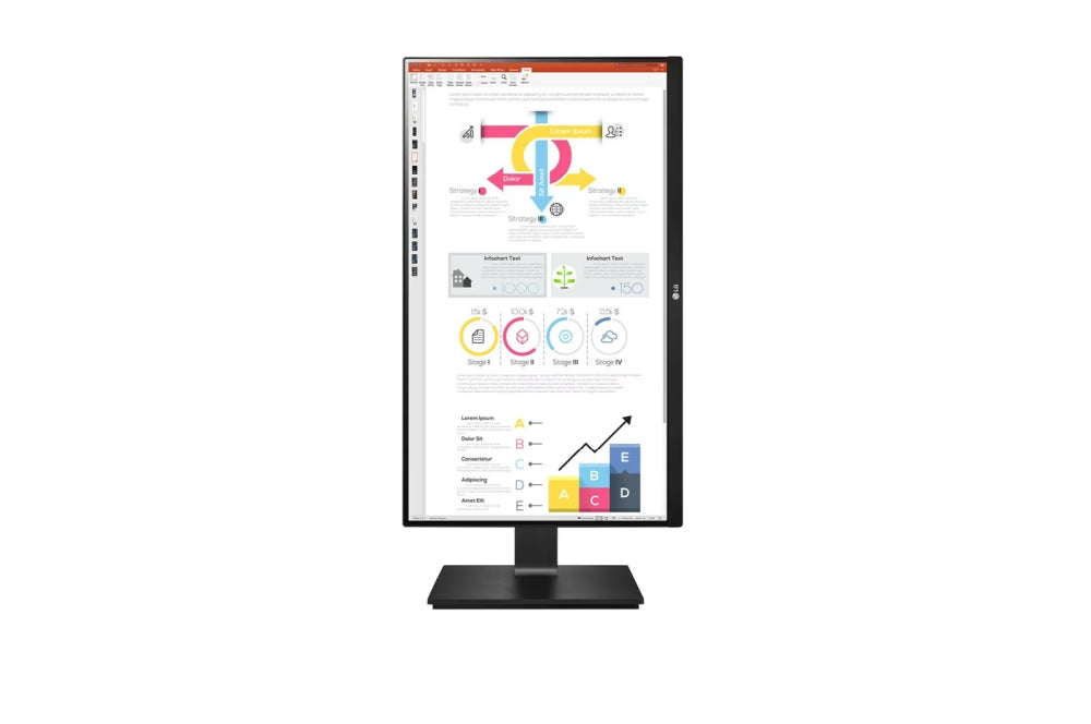 Монитор, LG 24QP750P-B, 23.8" IPS, AG, 5ms, 2500:1, QHD 2560x1440