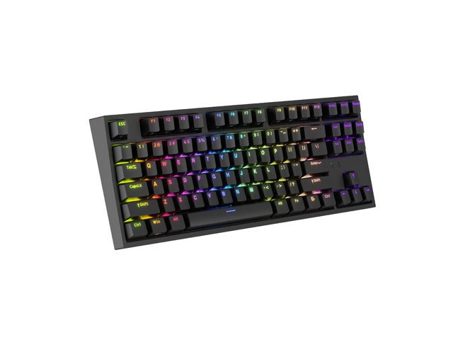 Клавиатура, Genesis Gaming Keyboard Thor 404 TKL Black RGB Backlight US Layout Brown Switch