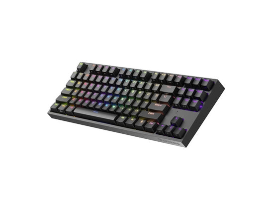 Клавиатура, Genesis Gaming Keyboard Thor 404 TKL Black RGB Backlight US Layout Yellow Switch