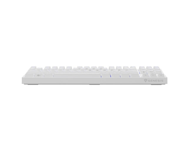 Клавиатура,Genesis Gaming Keyboard Thor 404 TKL White RGB Backlight US Layout Yellow Switch