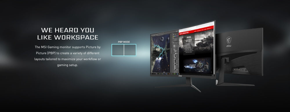 MSI G321CU, 31.5", 144Hz, UHD 3840x2160, Curve 1500R, FreeSync Premium