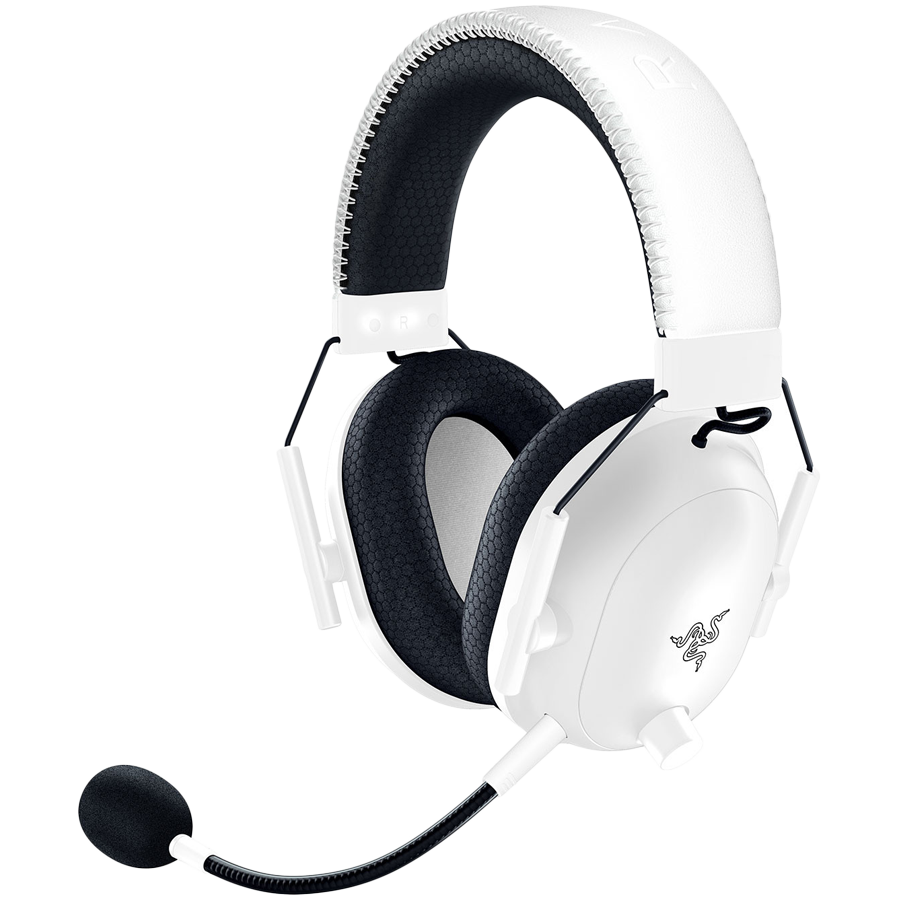 BlackShark V2 Pro (2023) - White, Wireless Gaming Headset, Razer TriForce Titanium Driver 50 mm - RZ04-04530200-R3M1