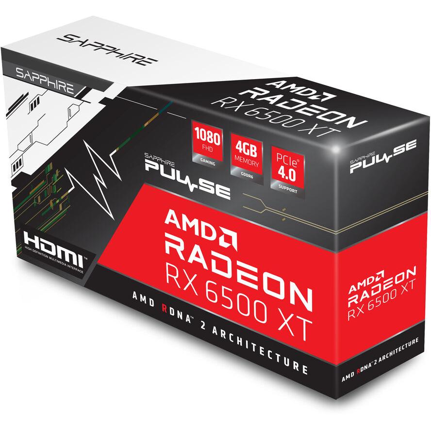 Sapphire Radeon RX6500XT Gaming Pulse OC 4GB GDDR6