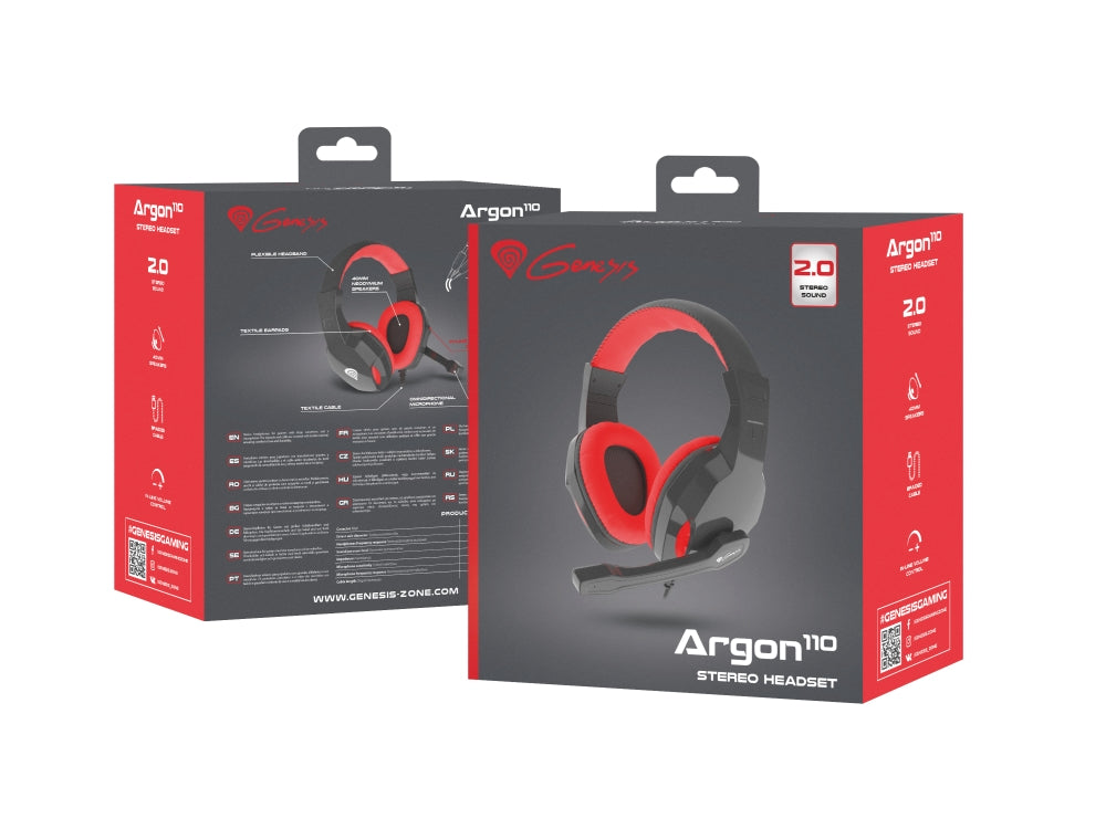 Genesis Gaming Headset Argon 110 - NSG-1437