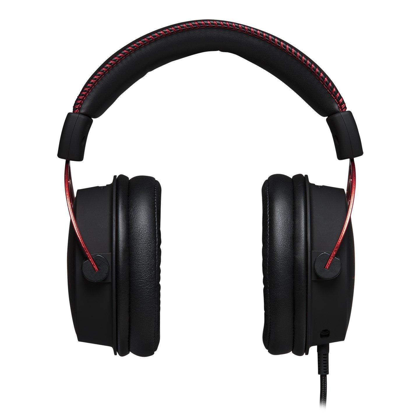 Геймърски слушалки HyperX Cloud Alpha, ЧеренЧервен - HX-HEAD-CA-RD