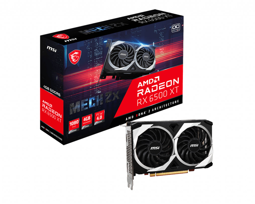 MSI Radeon RX6500XT MECH OC 4GB GDDR6