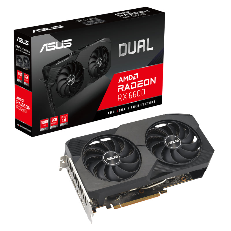 ASUS DUAL-RX6600-8G-V2 8GB GDDR6