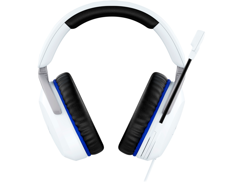 Геймърски слушалки HyperX Cloud Stinger за PS5/PS4 3.5mm жак с Микрофон, Бели - HX-HEAD-CLST-II-PS