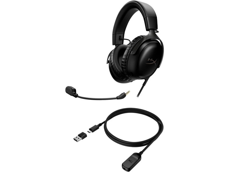 Геймърски слушалки HyperX Cloud III, Микрофон, Черно - HX-HEAD-CIII-BLACK