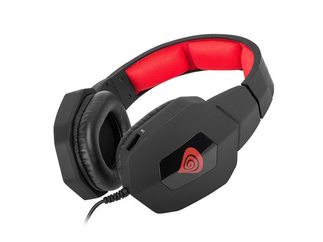 Genesis Headphones Argon 400 With Microphone Black-Red (H59) - NSG-0687