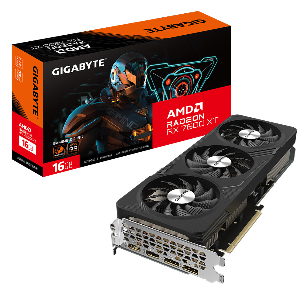 Gigabyte Radeon RX7600XT Gaming OC 16GB GDDR6 2xHDMI 2xDP