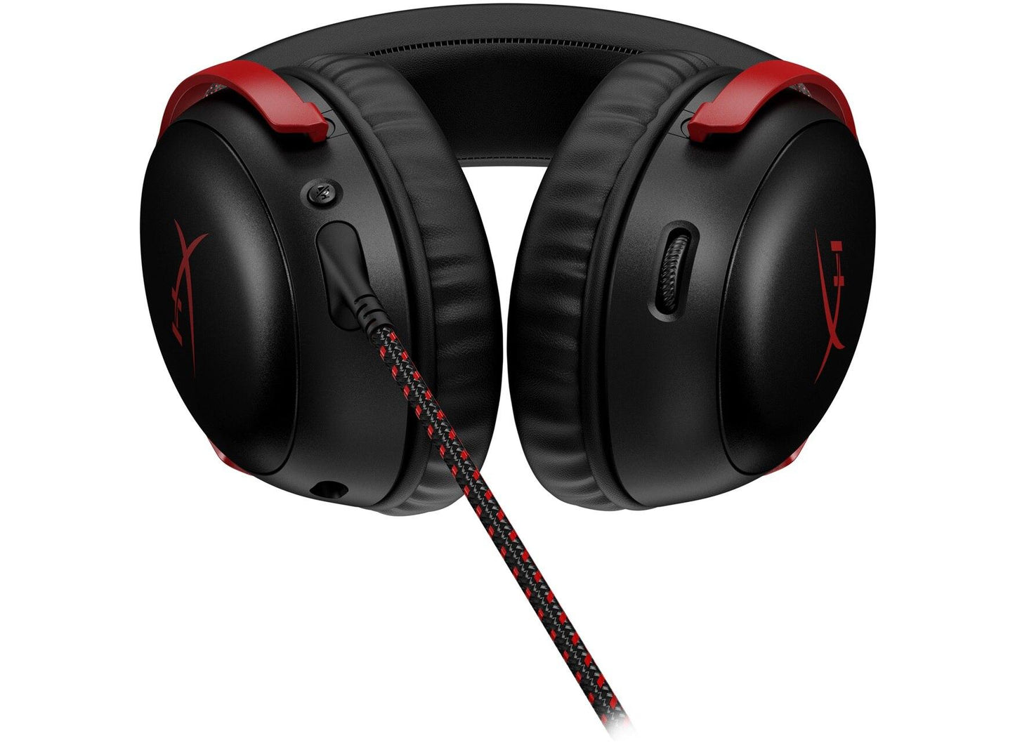 Геймърски слушалки HyperX Cloud III, Микрофон, ЧерноЧервено - HX-HEAD-CIII-BK-RED