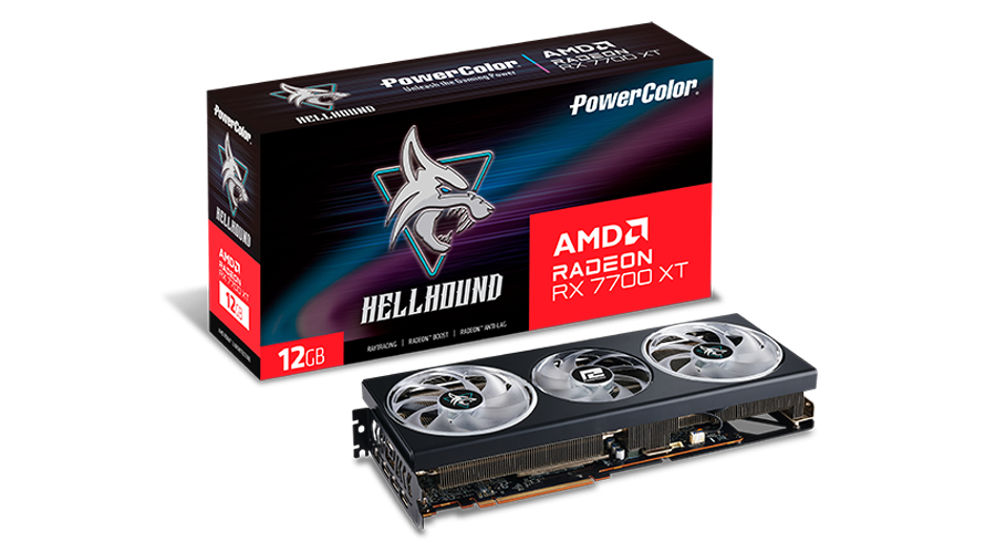 Powercolor Radeon RX7700XT Hellhound 12GB GDDR6