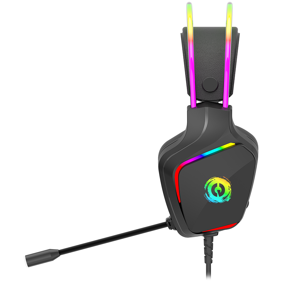 CANYON Darkless GH-9A, RGB gaming headset with Microphone, Microphone frequency response 20HZ~20KHZ - CND-SGHS9A