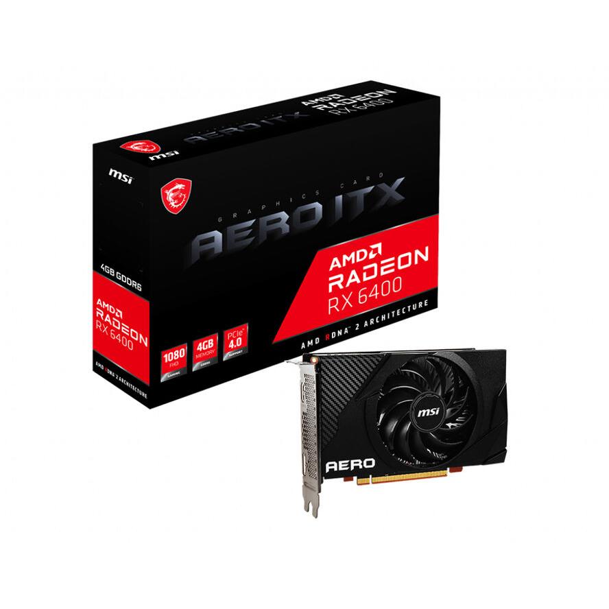 MSI Radeon RX6400 AERO ITX 4GB GDDR6