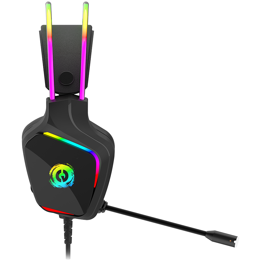 CANYON Darkless GH-9A, RGB gaming headset with Microphone, Microphone frequency response 20HZ~20KHZ - CND-SGHS9A