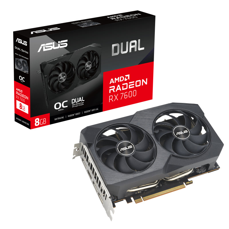 ASUS DUAL-RX7600-O8G-V2 8GB GDDR6