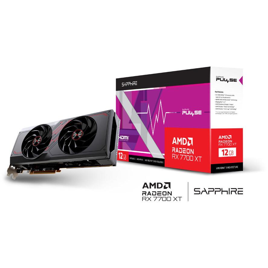 Sapphire Radeon RX7700XT Gaming Pulse 12GB GDDR6