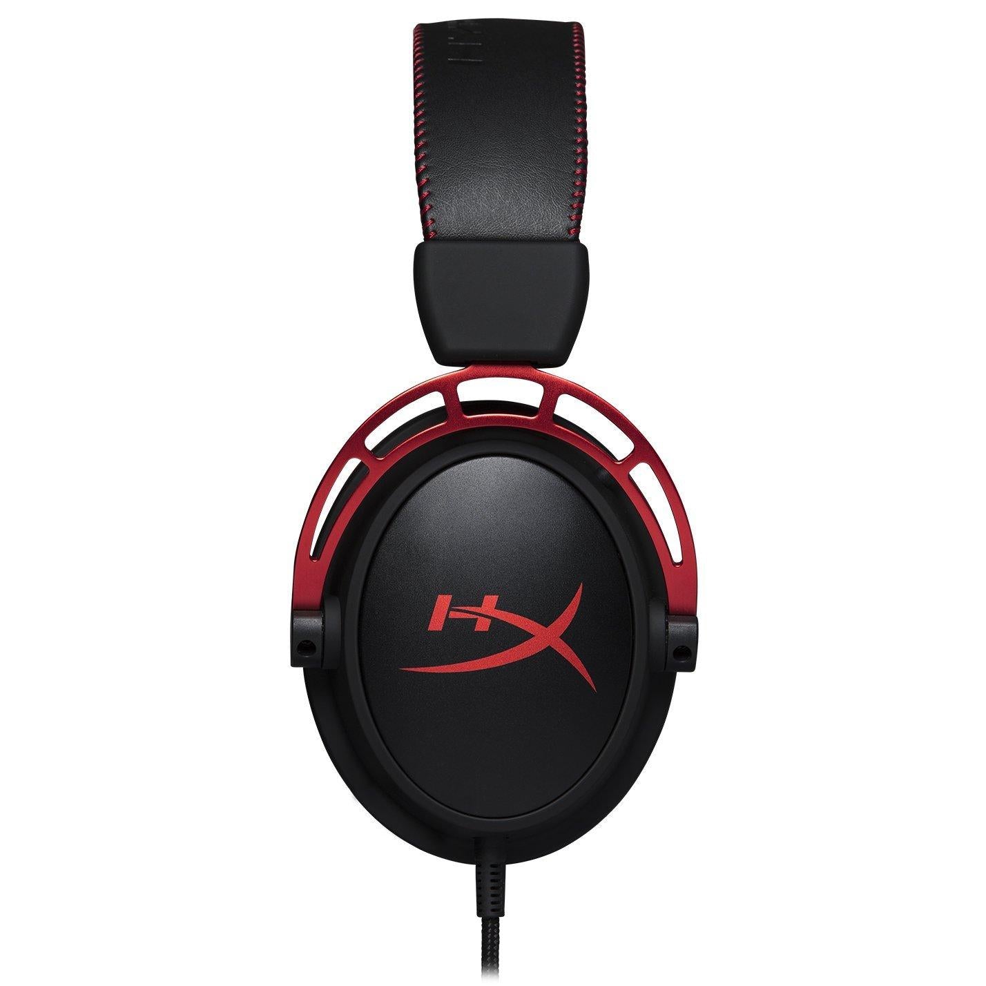 Геймърски слушалки HyperX Cloud Alpha, ЧеренЧервен - HX-HEAD-CA-RD