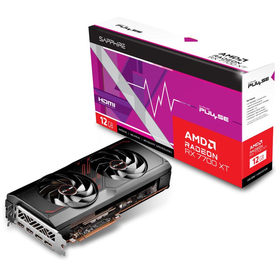 Sapphire Radeon RX7700XT Gaming Pulse 12GB GDDR6