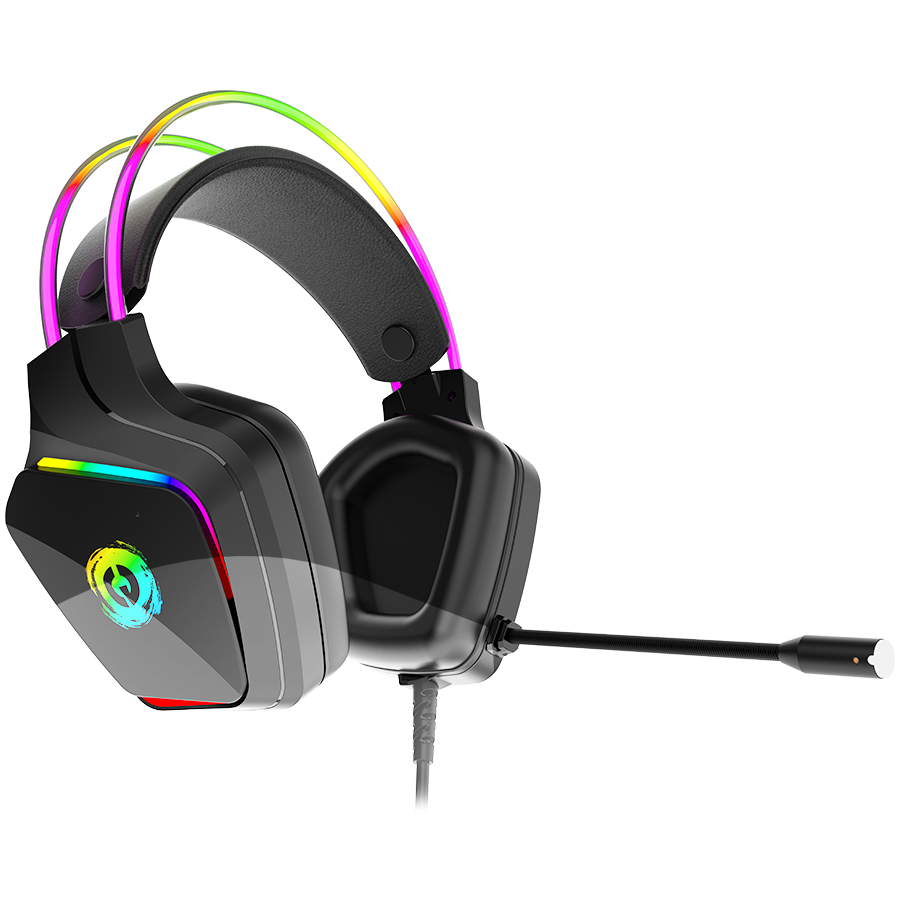 CANYON Darkless GH-9A, RGB gaming headset with Microphone, Microphone frequency response 20HZ~20KHZ - CND-SGHS9A