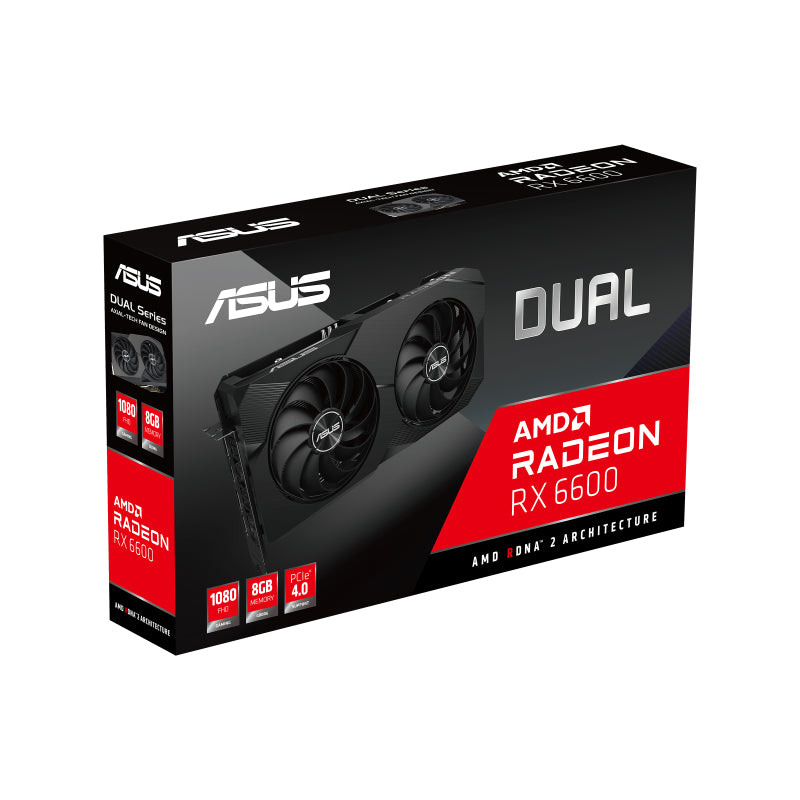 ASUS DUAL-RX6600-8G-V2 8GB GDDR6