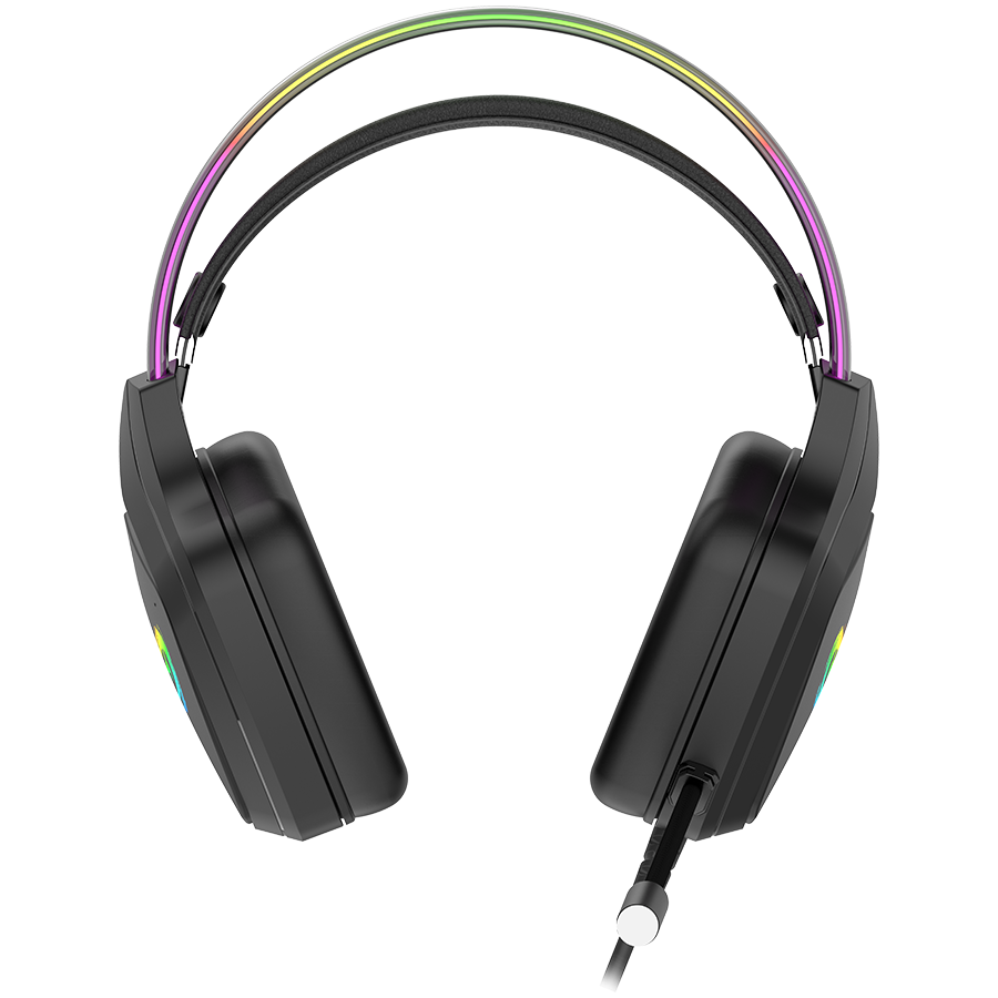 CANYON Darkless GH-9A, RGB gaming headset with Microphone, Microphone frequency response 20HZ~20KHZ - CND-SGHS9A