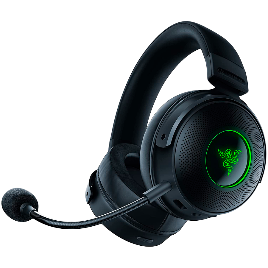 Razer Kraken V3 Pro, Wireless Gaming Headset, Razer HyperSense Haptic Technology - RZ04-03460100-R3M1