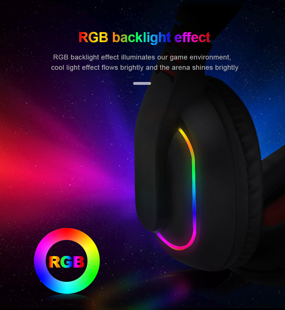 RGB Геймърски слушалки с микрофон Redragon Ares H120-RGB