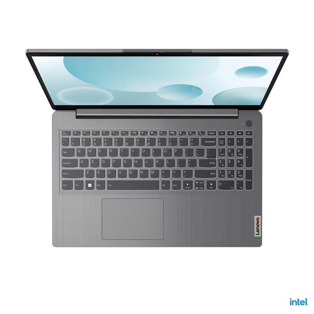 Лаптоп LENOVO IP3-15IAU7/82RK007VBM, 15.60", Intel® Core™ i3-1215U, 6C (2P + 4E) / 8T, P-core 1.2 / 4.4GHz, E-core 0.9 / 3.3GHz, 10MB, RAM 8GB, SSD 512GB